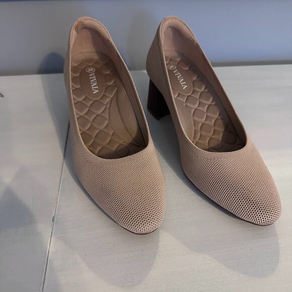 VIVAIA Almond Toe Block Heel (Tamia Block Heel) SIZE EUR 38 US 7.0 - Picture 5 of 5